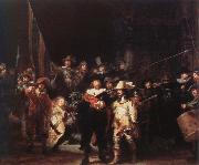 Rembrandt van rijn the night watch Spain oil painting artist